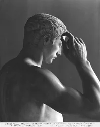 Marcellus als Merkur, verschieden identifiziert als Germanicus, Caesar und Octavian, ca. 23 v. Chr. (Marmor) (Detail)